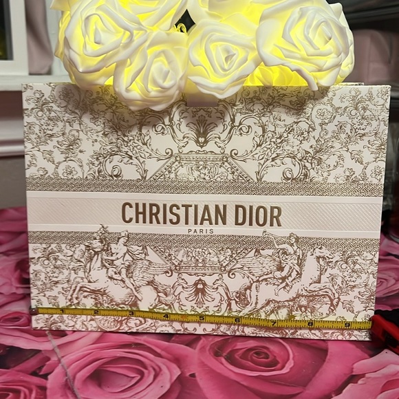 GlammitCreations Light Up Rose Arrangement in Dior Holiday Shopping Bag - Picture 6 of 12
